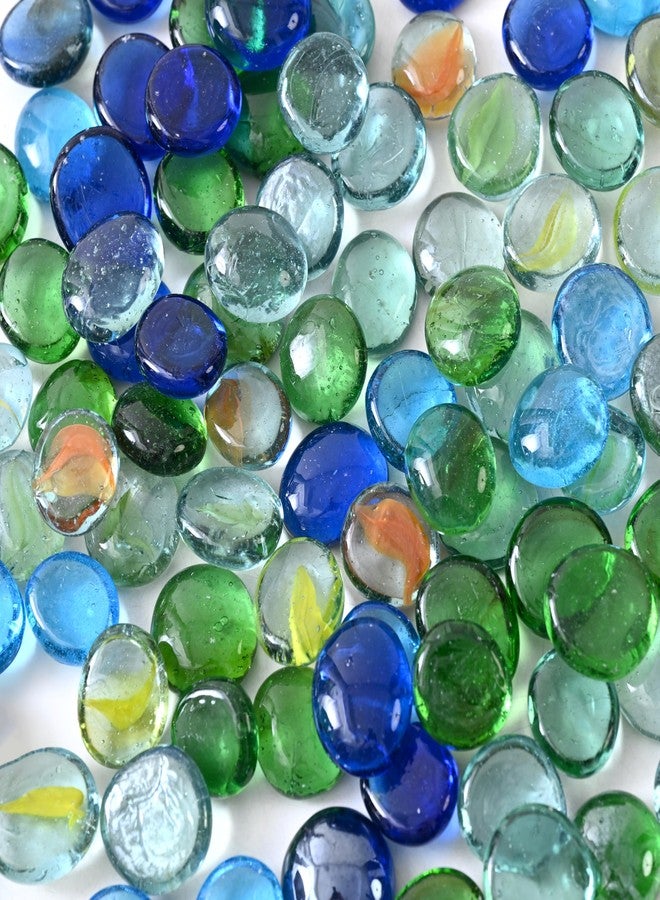 VANNEF® Premium Decorative Multicolour Glass Pebbles for Vase Fillers Aqurium/Fish Tank, Plant Pots, Home, Garden, Indoor & Outdoor Decoration (400 gm Multicolour) - Image 4